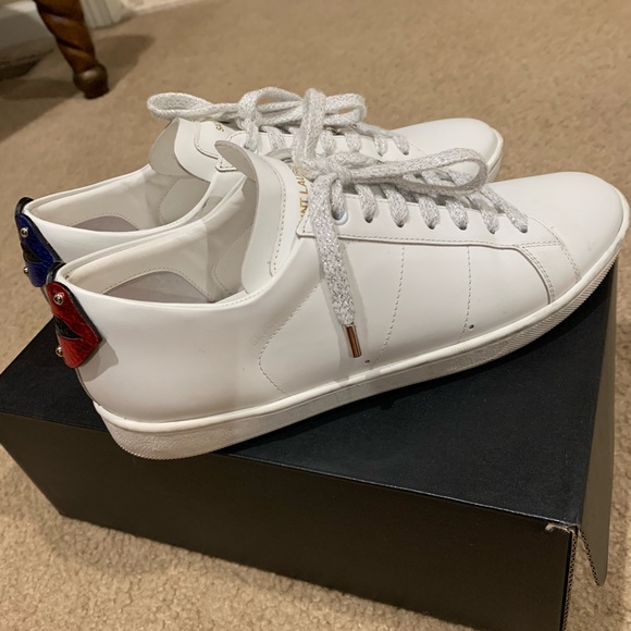 Saint Laurent Signature Court Classic Lip Sneaker - Picture 5 of 8